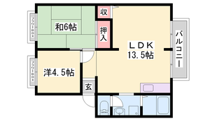 明石駅 バス15分  西建設事務所前下車：停歩8分 2階の物件間取画像